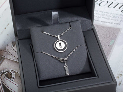 [⭐Haelin Jewelry]Demo MOVE PM NECKLACE SILVER DIAMOND