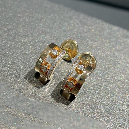 [⭐Haelin Jewelry]MOVE ROMANE EARRINGS DIAMOND