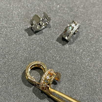 [⭐Haelin Jewelry]MOVE ROMANE EARRINGS DIAMOND