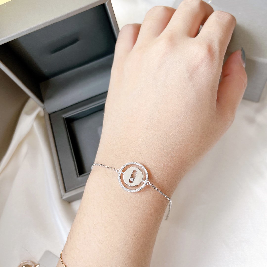 [⭐Haelin Jewelry]Demo MOVE PAVED DIAMOND BRACELET