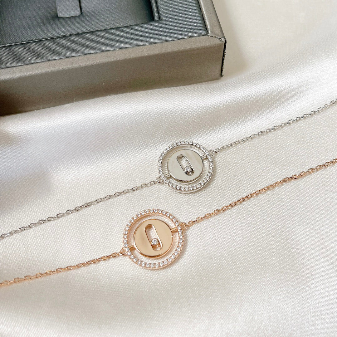 [⭐Haelin Jewelry]Demo MOVE PAVED DIAMOND BRACELET