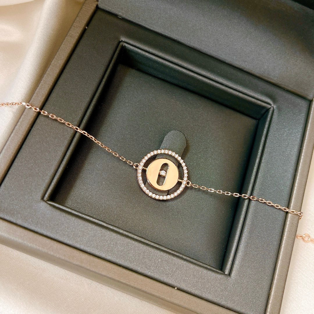 [⭐Haelin Jewelry]Demo MOVE PAVED DIAMOND BRACELET