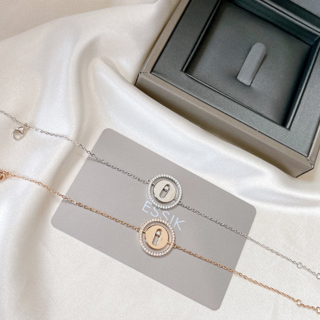 [⭐Haelin Jewelry]Demo MOVE PAVED DIAMOND BRACELET