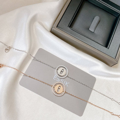 [⭐Haelin Jewelry]Demo MOVE PAVED DIAMOND BRACELET