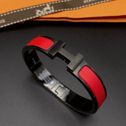 [⭐Haelin Jewelry]CLIC HM SO BLACK RED BRACELET