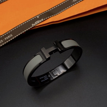 [⭐Haelin Jewelry]CLIC HM SO BLACK GREY BRACELET