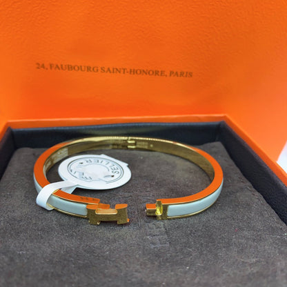 [⭐Haelin Jewelry]CLASSIC HM CLIC GREEN 8MM ENAMEL BRACELET