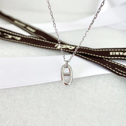[⭐Haelin Jewelry]HM PIG NOSE NECKLACE