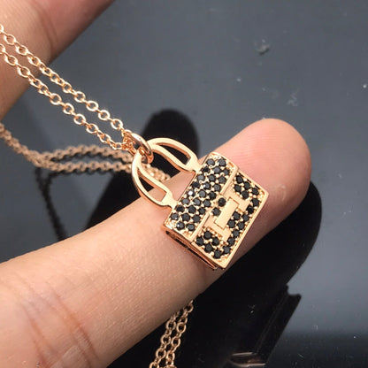 [⭐Haelin Jewelry]HM NECKLACE ARRIVAL BLACK DIAMOND
