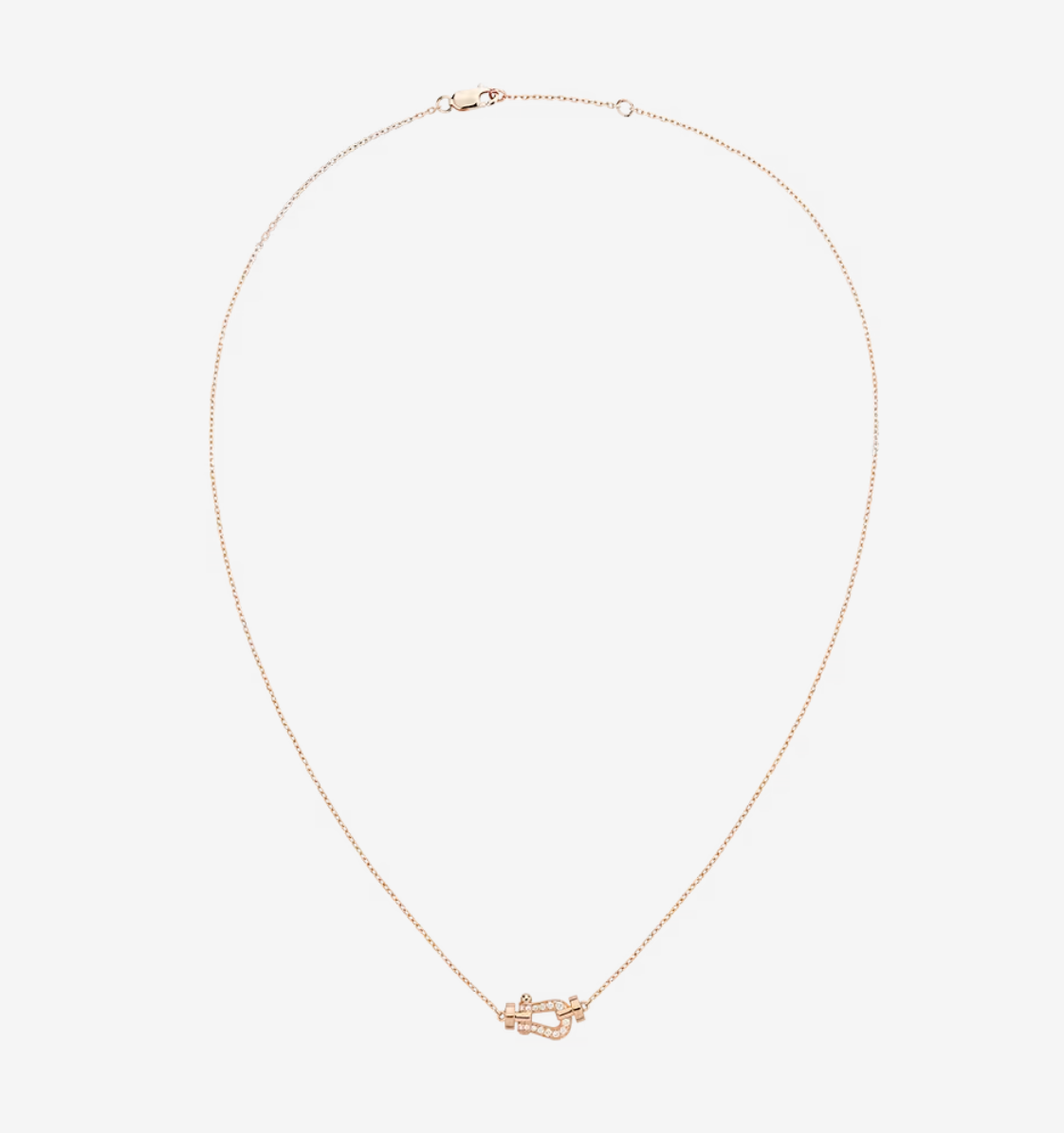 [⭐Haelin Jewelry]FORCE 10 DIAMOND PINK GOLD NECKLACE MINI MODEL