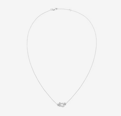 [⭐Haelin Jewelry]FORCE 10 DIAMOND SILVER NECKLACE MINI MODEL