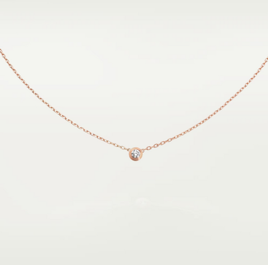 [⭐Haelin Jewelry]DAMOUR DIAMOND NECKLACE