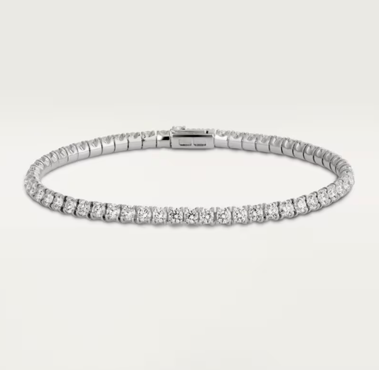 [⭐Haelin Jewelry]  CLASSIC BASEBALL BRACELAT, 52 DIAMOND
