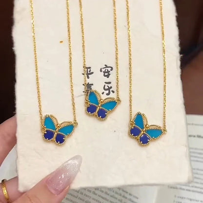 [⭐Haelin Jewelry]  2026 NEW LUCKY BUTTERFLY 1 MOTIFS NECKLACE