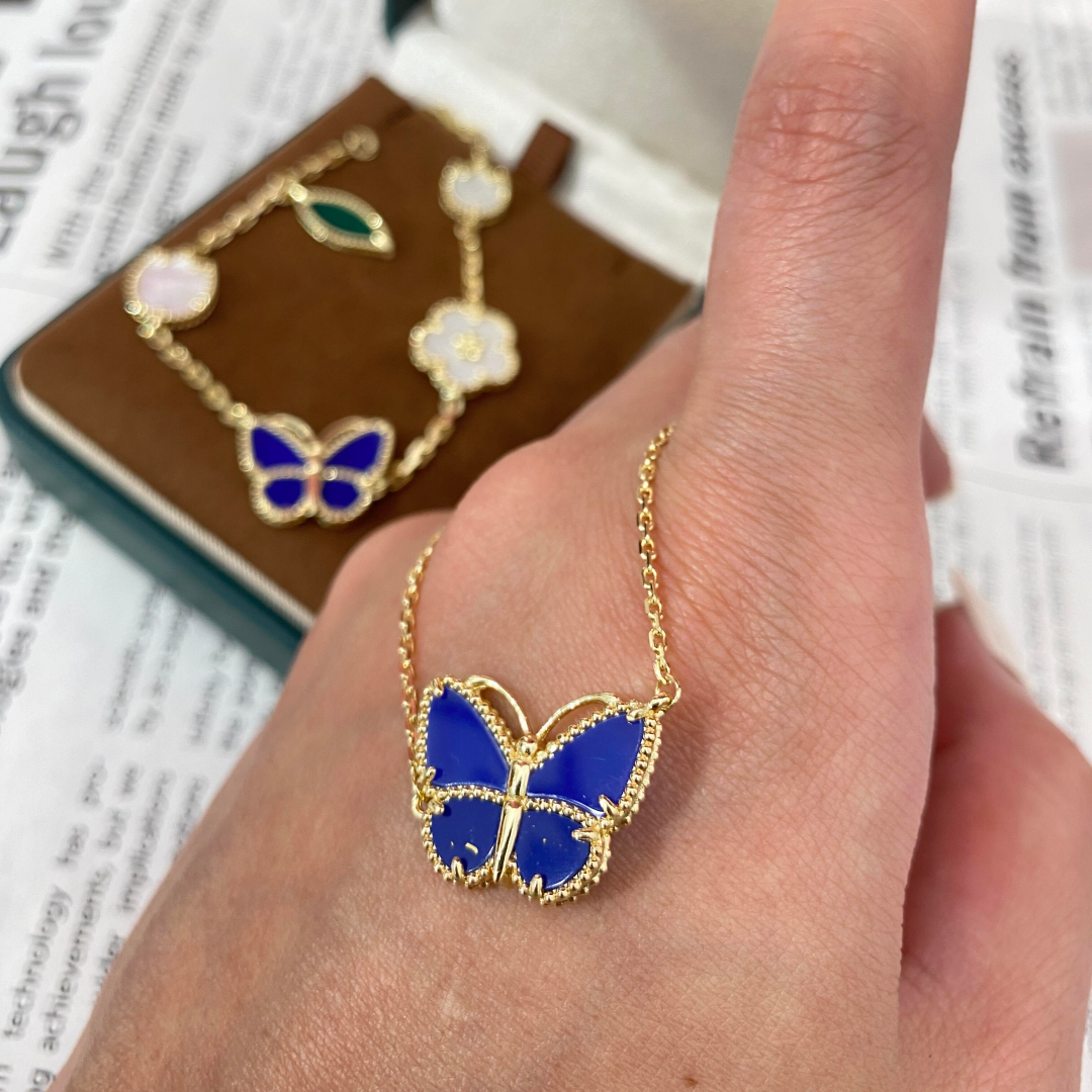 [⭐Haelin Jewelry]  2026 NEW LUCKY BUTTERFLY 1 MOTIFS NECKLACE