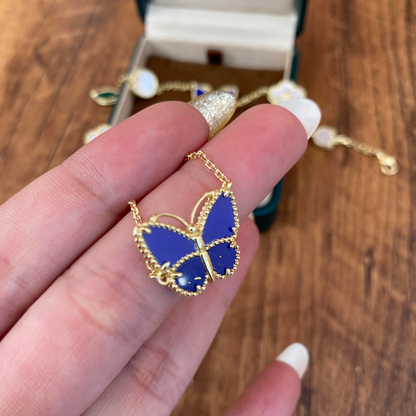 [⭐Haelin Jewelry]  2026 NEW LUCKY BUTTERFLY 1 MOTIFS NECKLACE
