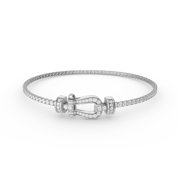 [⭐Haelin Jewelry]FORCE  HORSESHOE  DIAMOND TENNIS BRACELET