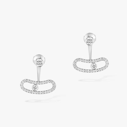 [⭐Haelin Jewelry]MOVE UNO SILVER DIAMOND EARRINGS