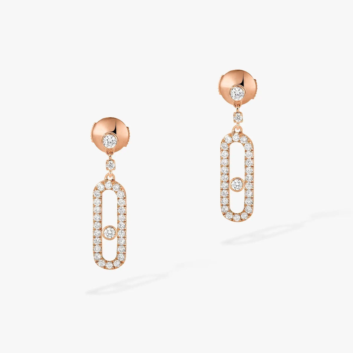 [⭐Haelin Jewelry]DORMEUSES MOVE UNO DIAMOND EARRINGS