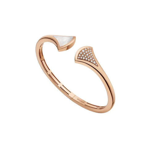 [⭐Haelin Jewelry]DREAM BRACELET OPEN PINK GOLD MOP DIAMOND