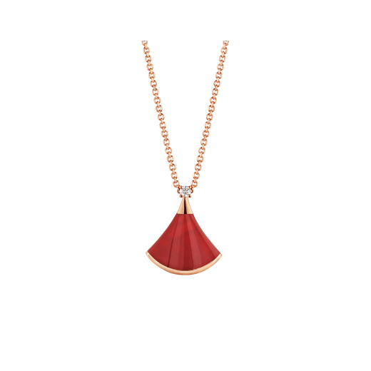 [⭐Haelin Jewelry]DREAM NECKLACE CARNELIAN 1 DIAMOND