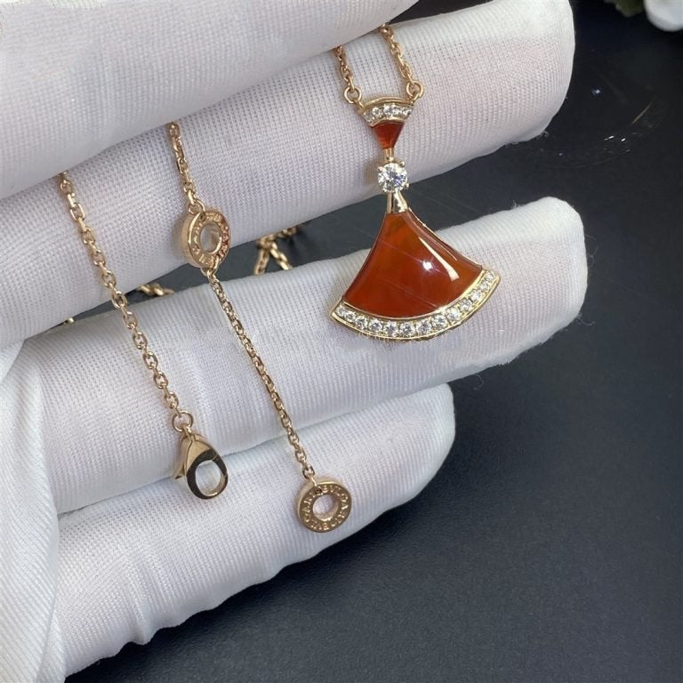 [⭐Haelin Jewelry]DREAM NECKLACE CARNELIAN DIAMOND