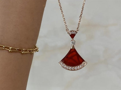 [⭐Haelin Jewelry]DREAM NECKLACE CARNELIAN DIAMOND