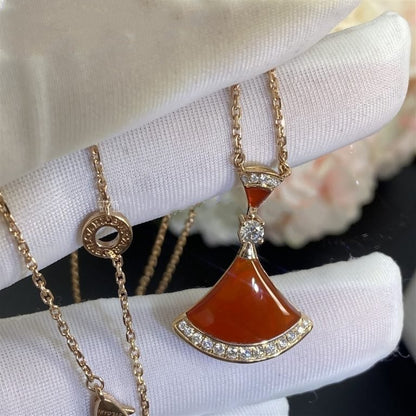 [⭐Haelin Jewelry]DREAM NECKLACE CARNELIAN DIAMOND