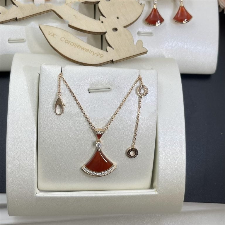 [⭐Haelin Jewelry]DREAM NECKLACE CARNELIAN DIAMOND