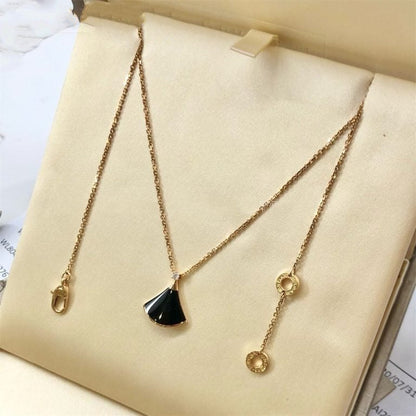 [⭐Haelin Jewelry]DREAM NECKLACE ONYX 1 DIAMOND