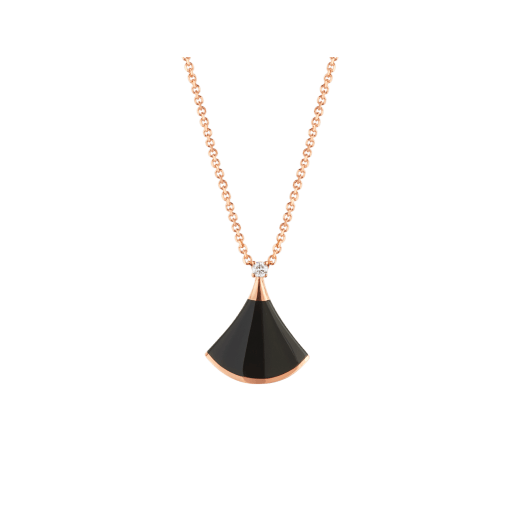 [⭐Haelin Jewelry]DREAM NECKLACE ONYX 1 DIAMOND