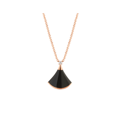 [⭐Haelin Jewelry]DREAM NECKLACE ONYX 1 DIAMOND