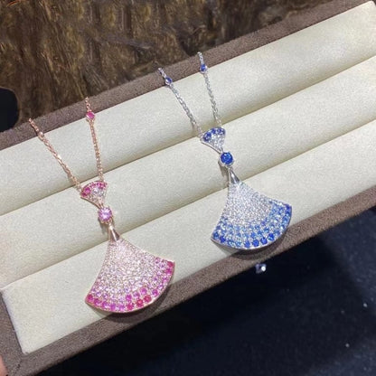 [⭐Haelin Jewelry]DREAM NECKLACE AGATE SILVER DIAMOND