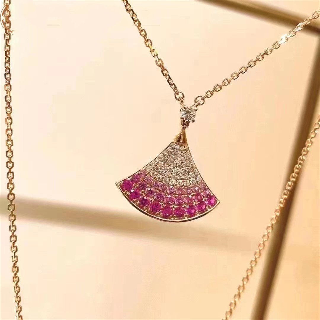 [⭐Haelin Jewelry]DREAM NECKLACE PINK GOLD PINK DIAMOND