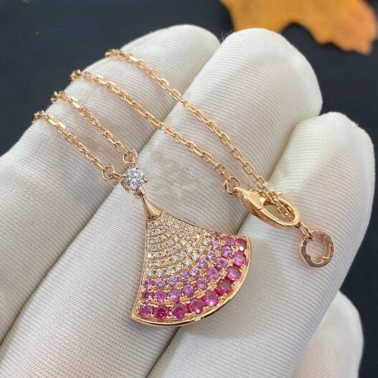 [⭐Haelin Jewelry]DREAM NECKLACE PINK GOLD PINK DIAMOND
