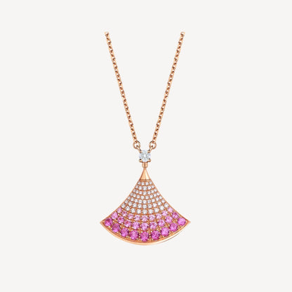 [⭐Haelin Jewelry]DREAM NECKLACE PINK GOLD PINK DIAMOND
