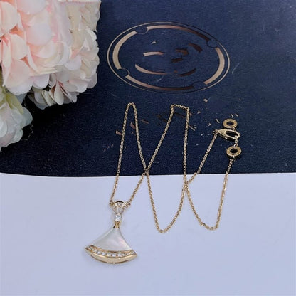 [⭐Haelin Jewelry]DREAM NECKLACE MOP GOLD DIAMOND