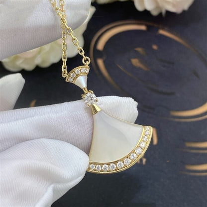 [⭐Haelin Jewelry]DREAM NECKLACE MOP GOLD DIAMOND