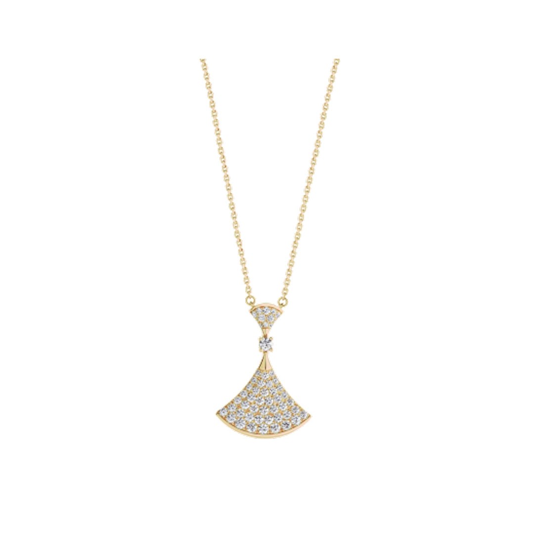[⭐Haelin Jewelry]DREAM NECKLACE GOLD FULL DIAMOND