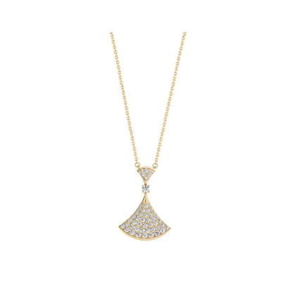 [⭐Haelin Jewelry]DREAM NECKLACE GOLD FULL DIAMOND