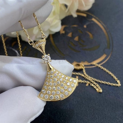 [⭐Haelin Jewelry]DREAM NECKLACE GOLD FULL DIAMOND