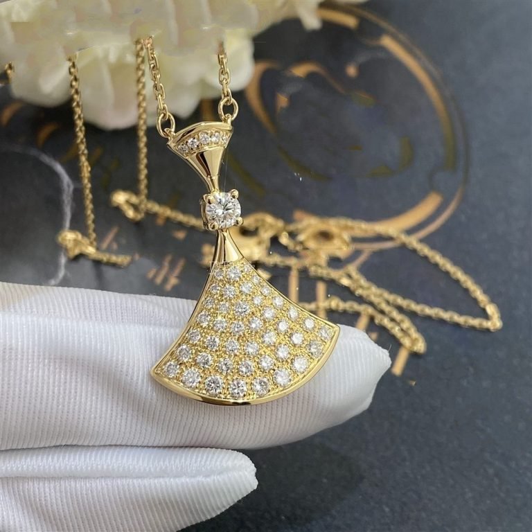 [⭐Haelin Jewelry]DREAM NECKLACE GOLD FULL DIAMOND