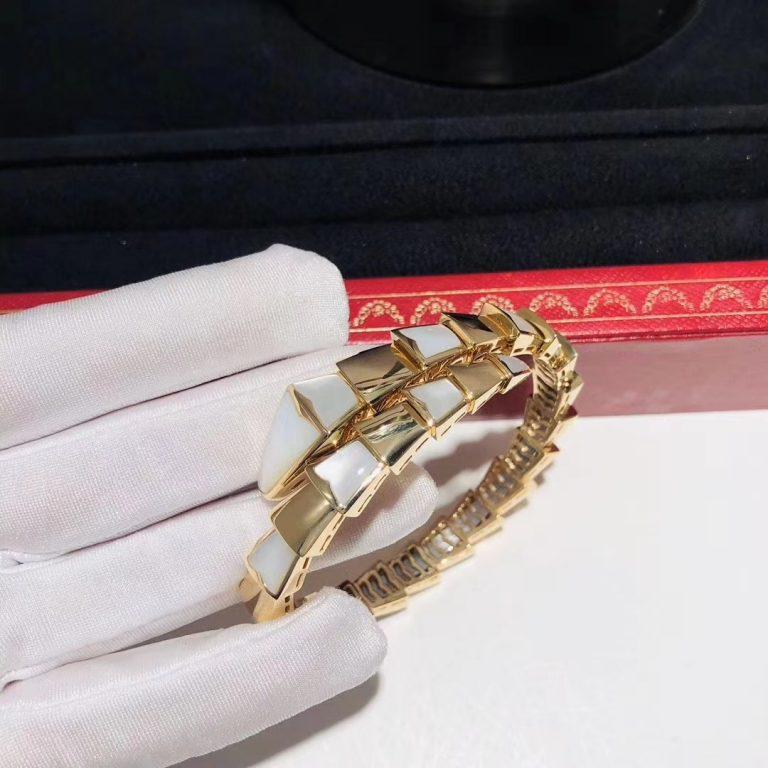 [⭐Haelin Jewelry]SERPENTI BRACELET MOP GOLD