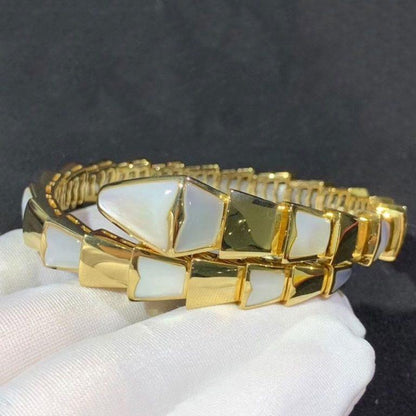 [⭐Haelin Jewelry]SERPENTI BRACELET MOP GOLD