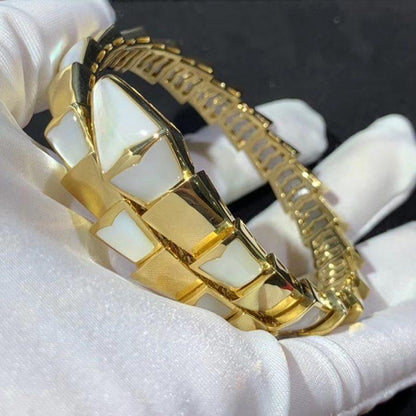 [⭐Haelin Jewelry]SERPENTI BRACELET MOP GOLD