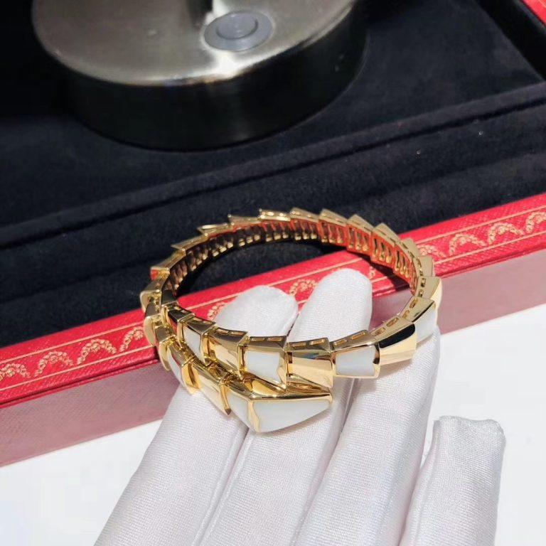 [⭐Haelin Jewelry]SERPENTI BRACELET MOP GOLD