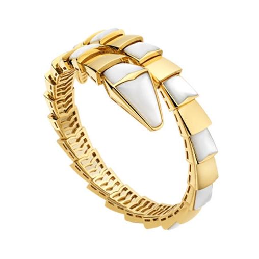 [⭐Haelin Jewelry]SERPENTI BRACELET MOP GOLD