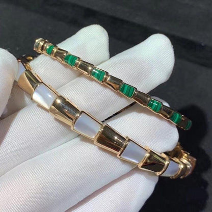 [⭐Haelin Jewelry]SERPENTI BRACELET PINK GOLD MOP