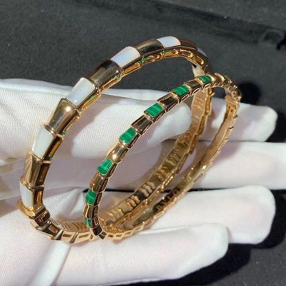 [⭐Haelin Jewelry]SERPENTI BRACELET PINK GOLD MOP