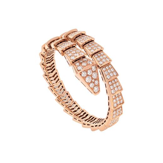 [⭐Haelin Jewelry]SERPENTI BRACELET 8MM PINK GOLD DIAMOND